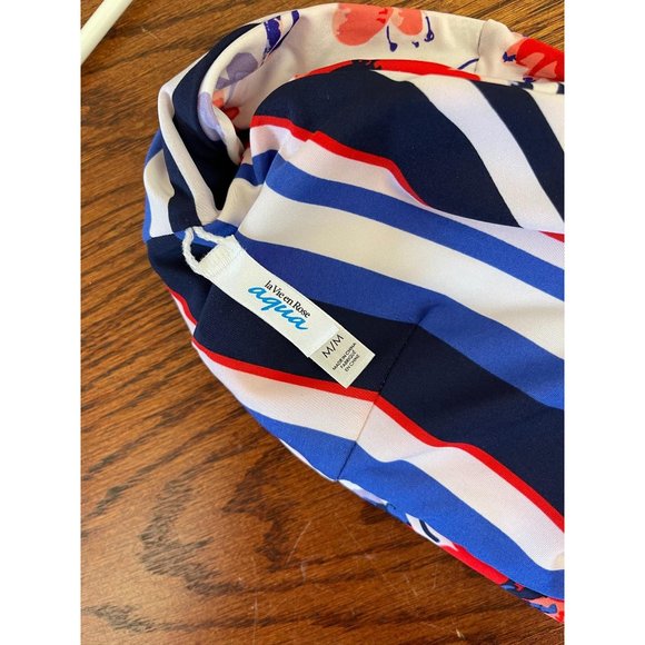 Women's La Vie En Rose Aqua Medium Swim Top - Picture 4 of 5